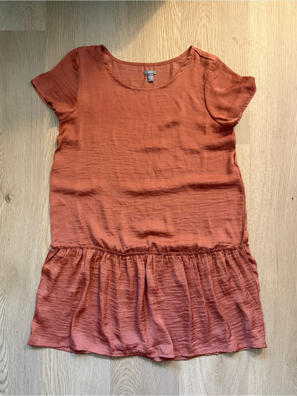 Aerie Short Sleeve Babydoll Dress